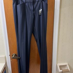 Express Navy Pin-Stripped Pants, Size 8